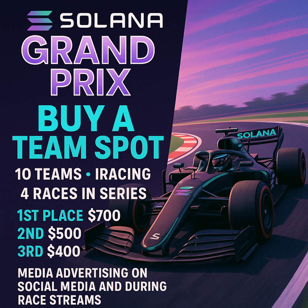 Solana Grand Prix - Buy a Team Spot